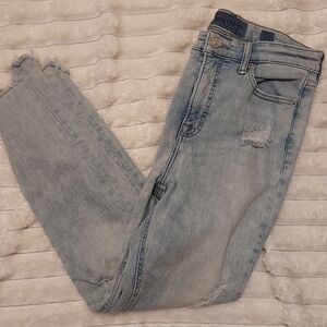 Lucky Brand Cutoff Distressed Skinny Jeans